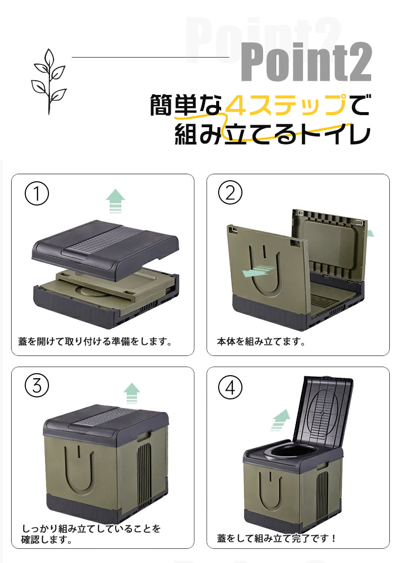 携帯トイレ 簡易トイレセット キャンプ トイレ 便座 非常用 車中泊 グッズ 防災トイレ 折りたたみ 緊急用