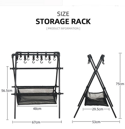 インディアンハンガー アウトドア ハンガー ラック Mサイズ 折りたたみ コンパクト 軽量 ランタンハンガー ツールハンガー アウトドアハンガー